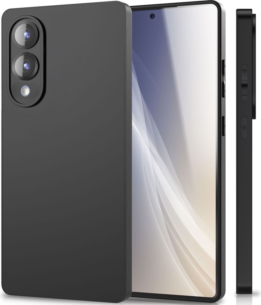 Strider Edition für Samsung Galaxy S25 Edge - Ultradünne 1,28mm TPU-Silikon Schutzhülle - Tiefschwarz