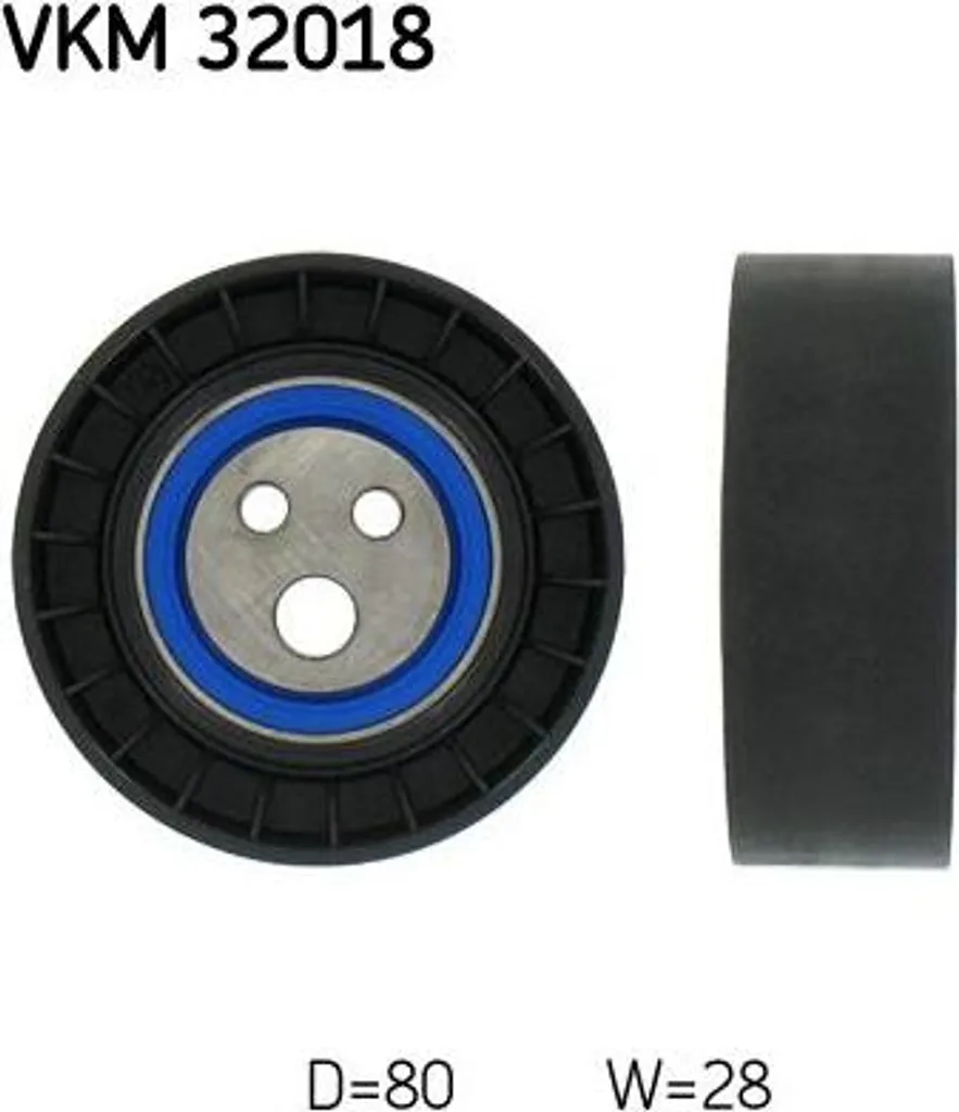 Rouleau de renvoi SKF VKM 32018 pour courroie Alfa 156 et Lybra