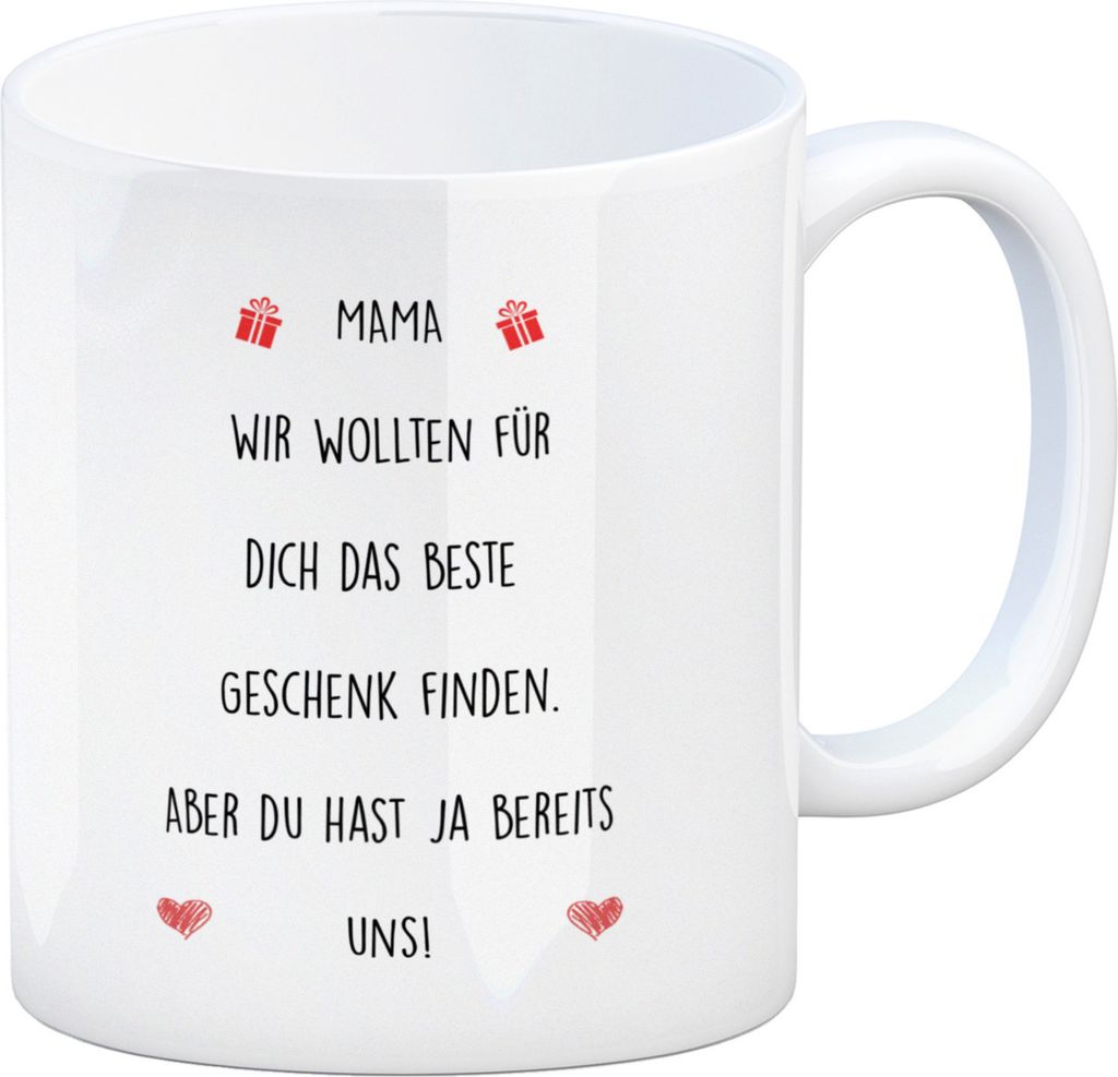 Muttertag Kaffeebecher mit lustigem Spruch Produktbild 