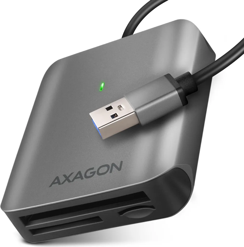 Axagon CRE-S3: Il Lettore USB 3.2 Definitivo per CF e SD UHS-II