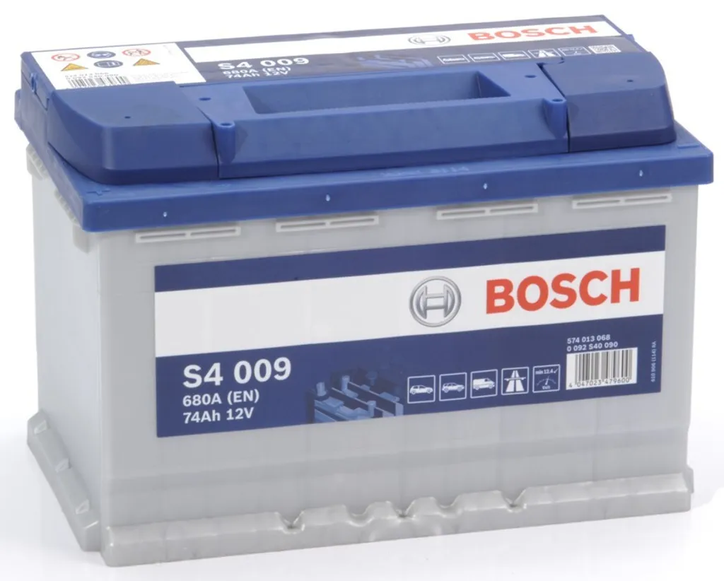 Batterie Bosch S4009 74Ah technologie PowerFrame haute performance