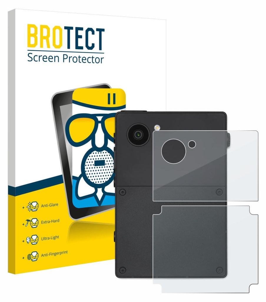 BROTECT Entspiegelungs Schutzglas für Light Phone 3 (Rückseite) Schutzfolie Panzer Folie Glas Display Schutz matt