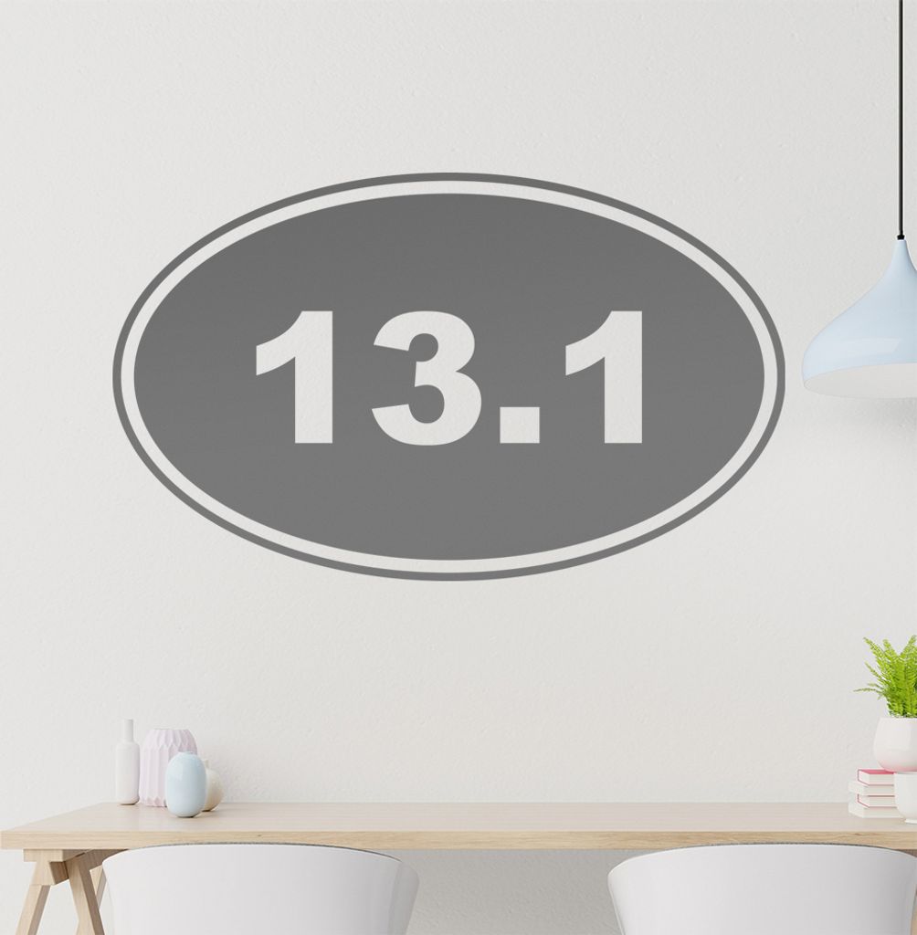 13.1 Wandtattoo in 6 Größen - Wandaufkleber Wall Sticker - Dekoration, Küche, Wohnzimmer, Schlafzimmer, Badezimmer