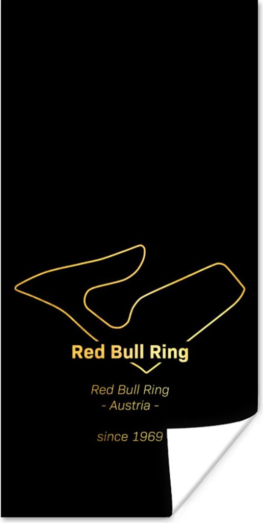 MuchoWow Poster Red Bull Ring - Österreich - Rennstrecke 40x80 cm - Dekoration