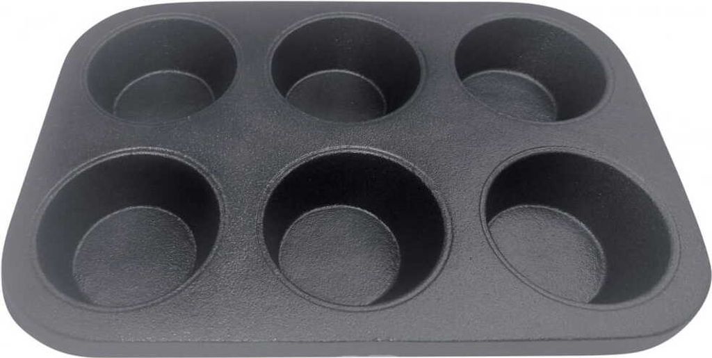Gusseisen-Muffinform, 6 Stück, KINGHOFF KH-1199