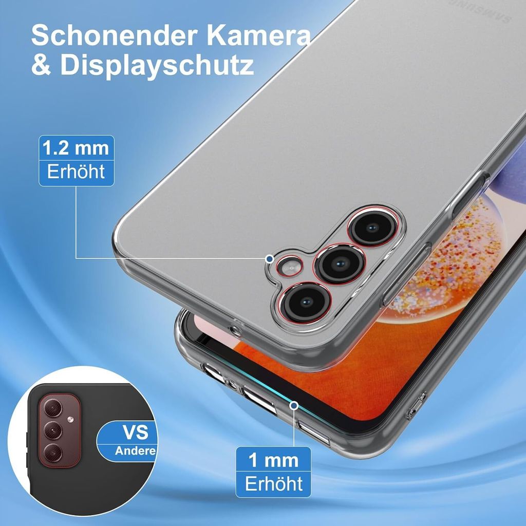 Schutzhülle für Samsung Galaxy A16 mit Kameraschutz TPU Produktbild 4