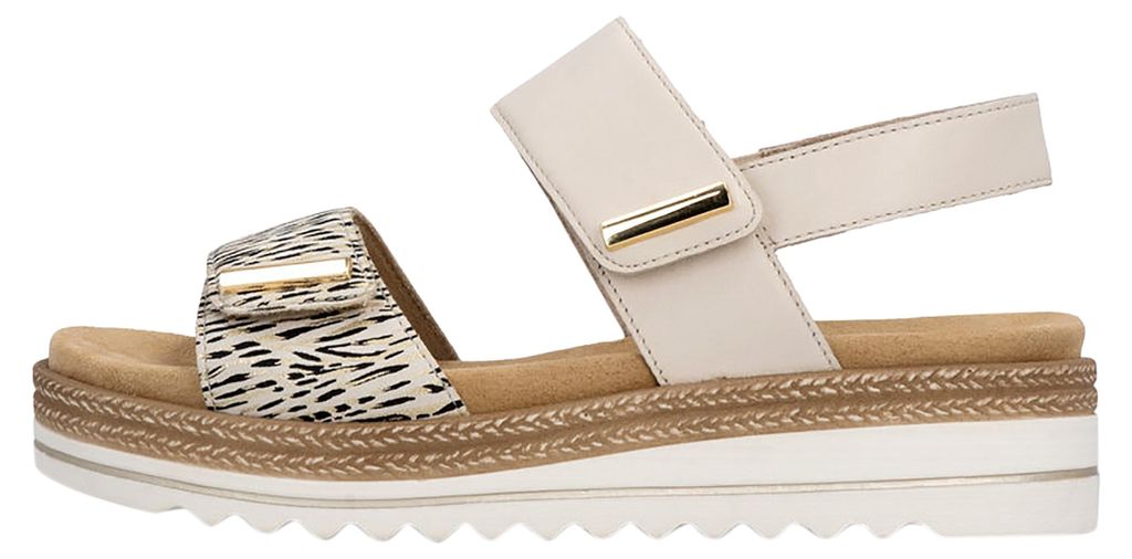 Remonte Damen Sandale elegant mit glänzenden Akzenten am Produktbild 