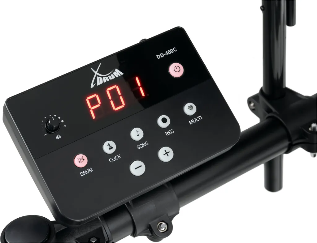 XDrum DD-460C Batterie Électronique Compacte avec Pads en Peau Maillée - 5
