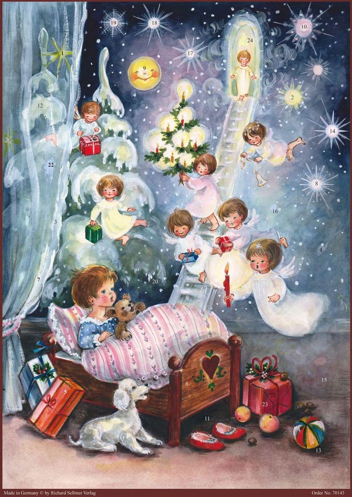 Rahlweß, A: Adventskalender "Engelstraum" Produktbild 