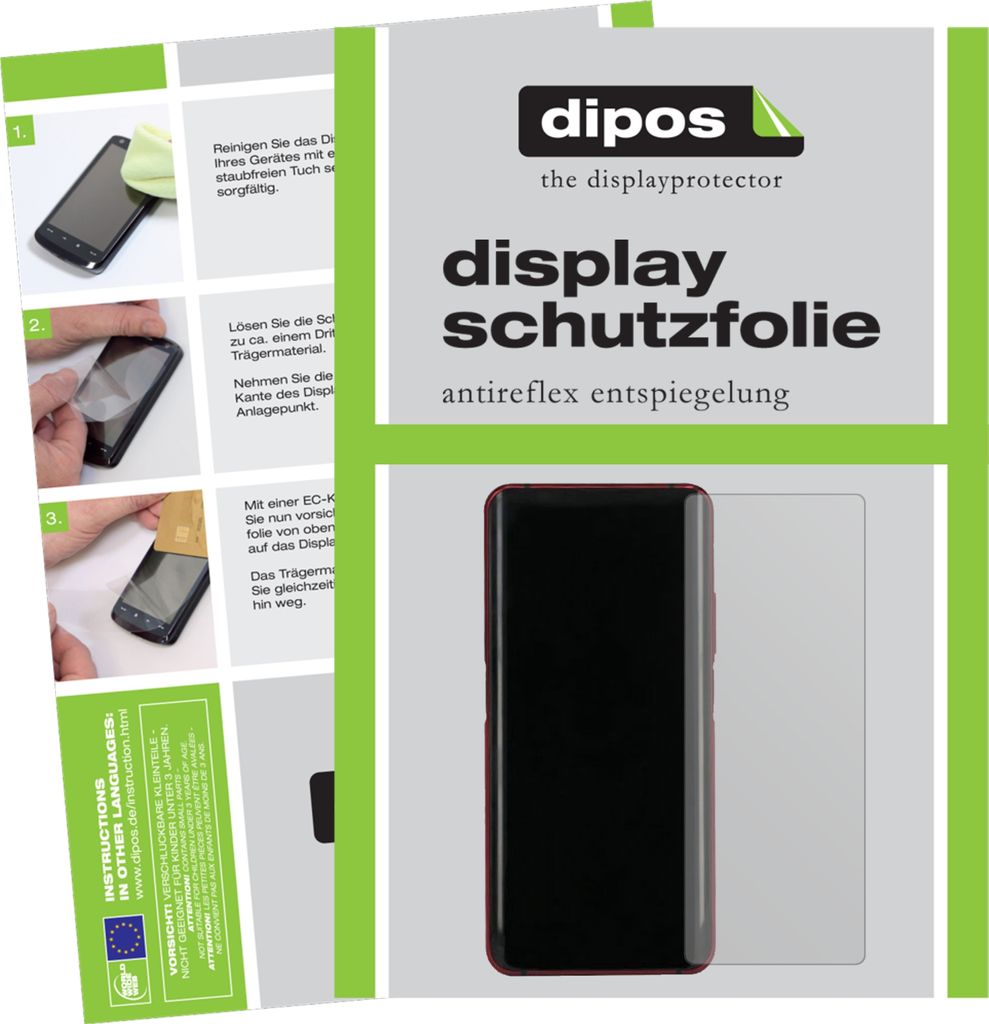 1x Schutzfolie für ZTE nubia Z20 matt Displayschutzfolie Folie Display Schutz dipos