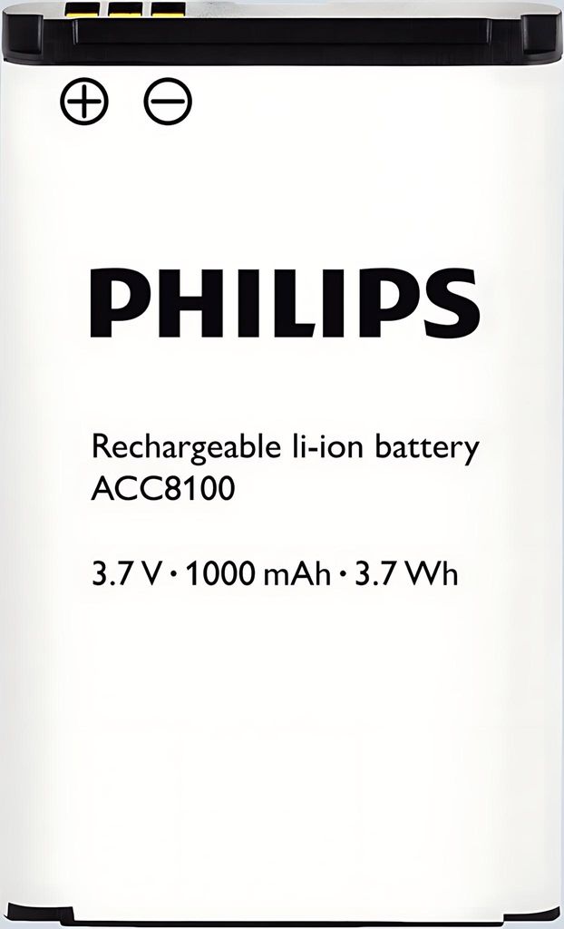 Philips ACC8100, Wiederaufladbarer Akku, Lithium-Ion Produktbild 