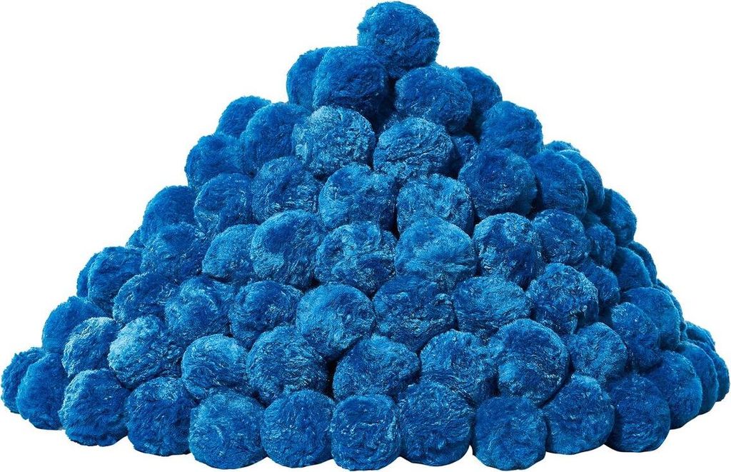 Pool Filter Balls for Sand Filter Pump Swimming Pool 3.1 lbs Reusable Blue