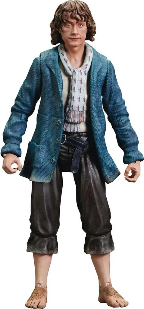 Figurine Pippin Deluxe 10 cm Lord of the Rings avec 16 points articulés