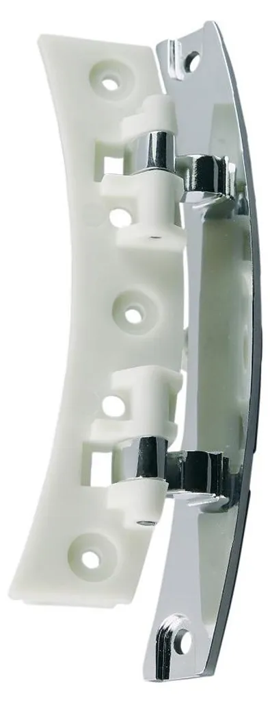 Charnière de porte chromée 646933 Bosch Siemens en métal blanc durable
