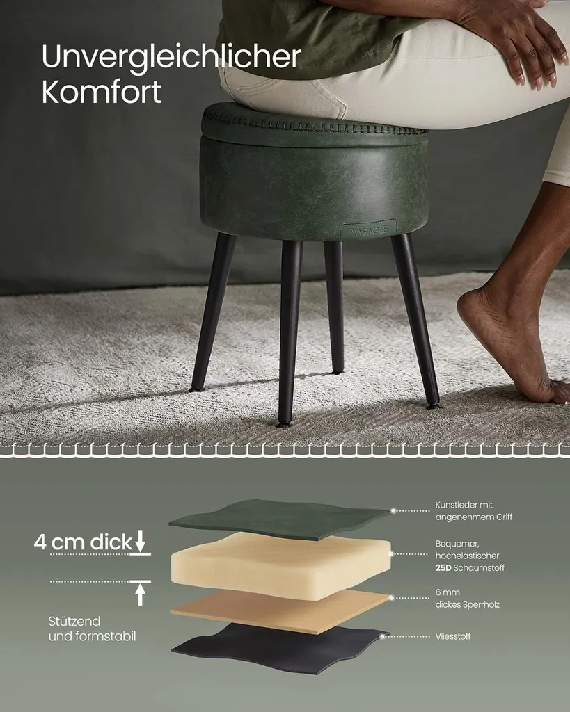 Tabouret rond EKHO : finissez-en avec le manque d'assise dans le salon