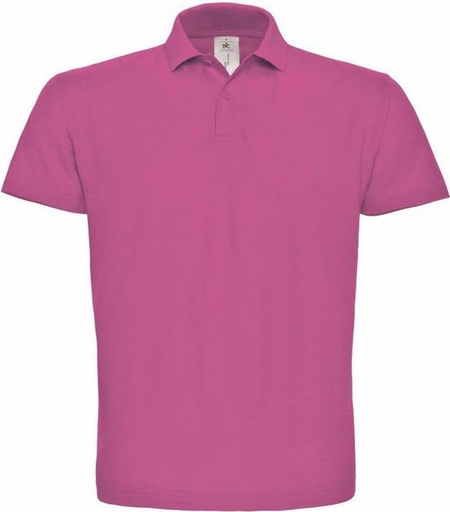 Herren-Poloshirt, Kurzarm - B&C ID.001 - fuchsia - Größe XL
