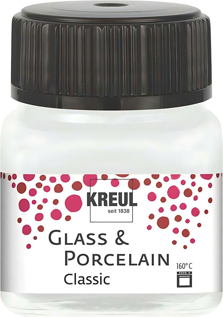 KREUL Glass & Porcelain Classic Cremeweiß 20 ml Produktbild 