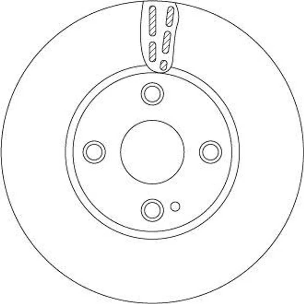 Disque de frein arrière TRW DF6793 haute qualité pour Mazda MX5 et 2