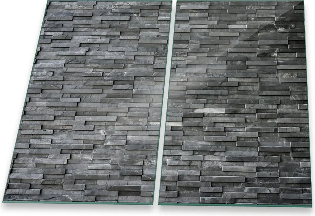 Piastra di copertura del piano cottura Piastra di copertura del piano cottura in ceramica 2 pezzi 60x52 Protezione per l'ardesia