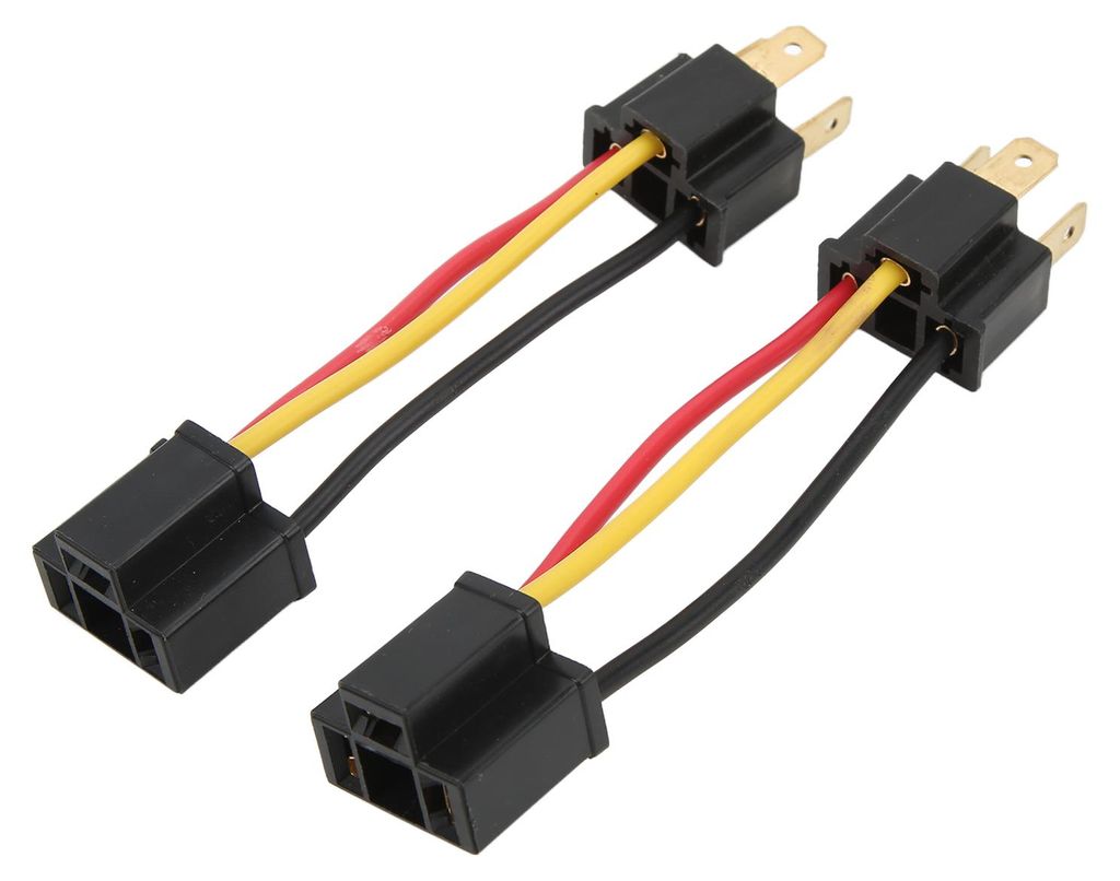 2 Stück H4 Scheinwerfer-Sockelkonverter, Scheinwerfer-Kabelbaumadapterstecker, Ersatz für H4656, H5054, H6052
