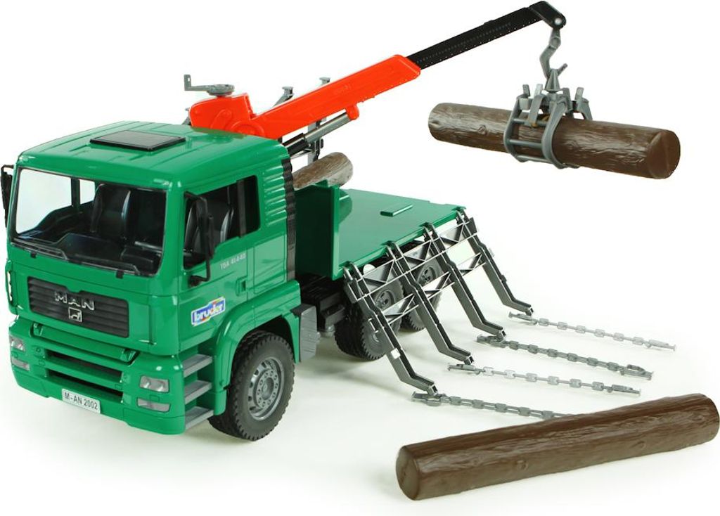Bruder Truck MAN transporteur de bois Image du produit 