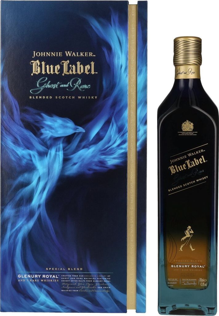Johnnie Walker Blue Label Ghost & Rare GLENURY ROYAL 43,8% Produktbild 