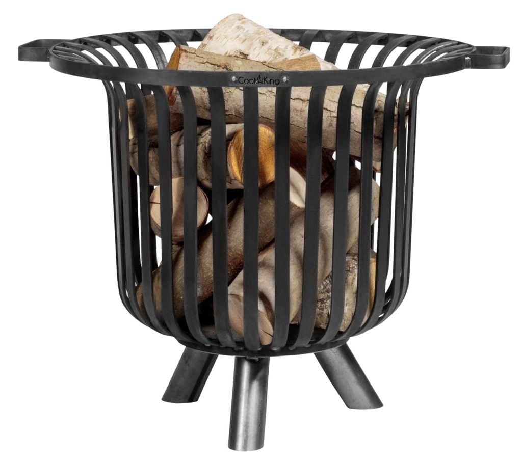 Feuerkorb Tennessee Stahl rund Ø 60 cm für Garten & Produktbild 