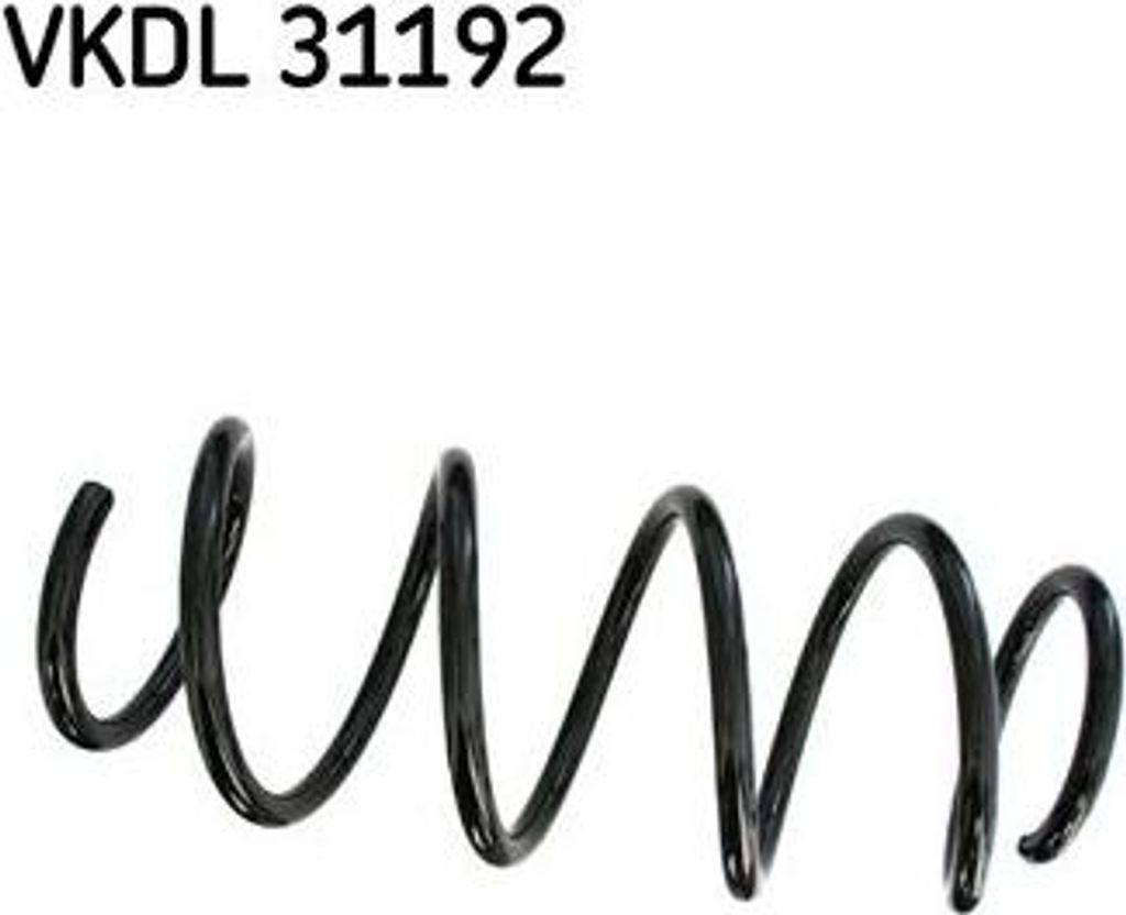 SKF VKDL 31192 Fahrwerksfeder OE 6Q0411105 kompatibel mit Fox, Polo 9N