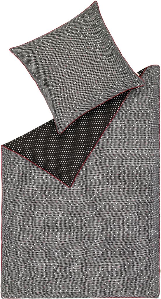 ESPRIT Ganzjahresbettwäsche HERITAGE Schwarz 135 x 200 cm