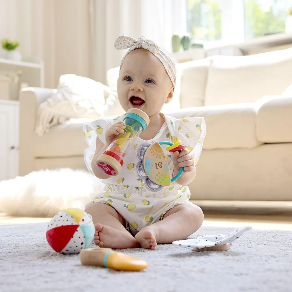 Activités d'éveil Hape 5-en-1 : idéal pour le développement de bébé