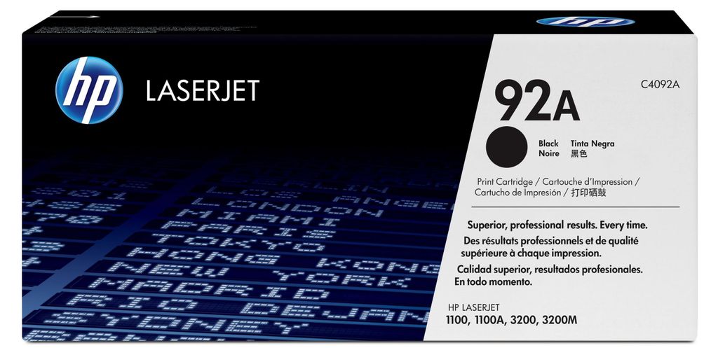 HP # 92A C4092A black Produktbild 