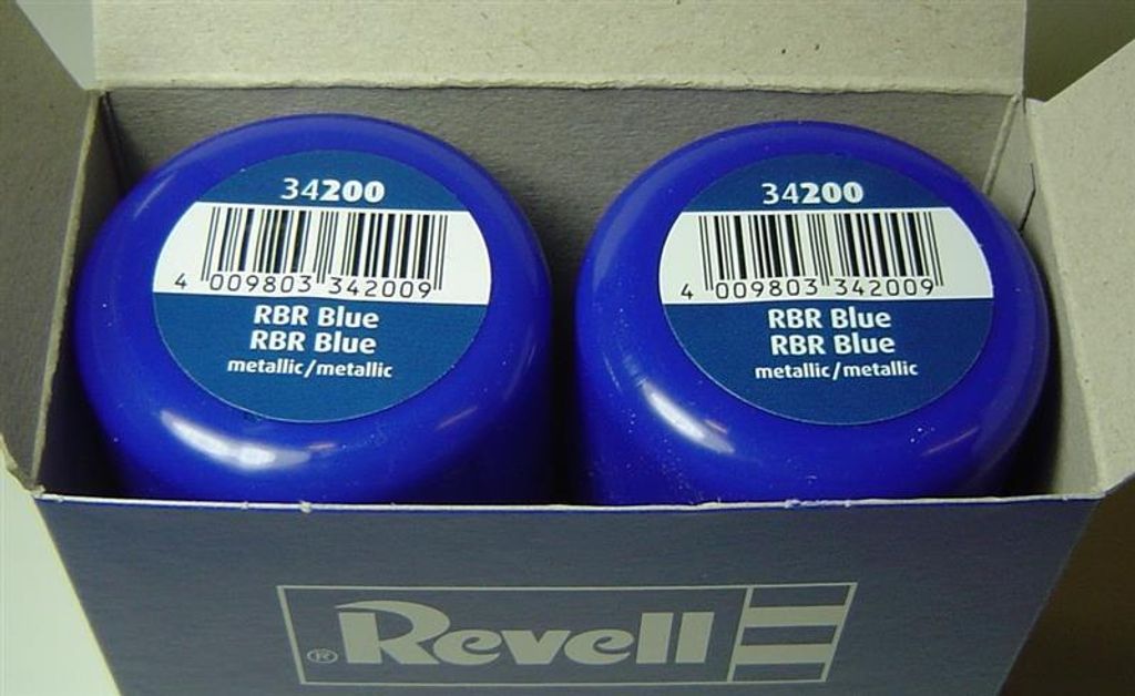 Revell 34200 Sprühlack Doppelpack ( 2x100ml) RBR Blue metallic