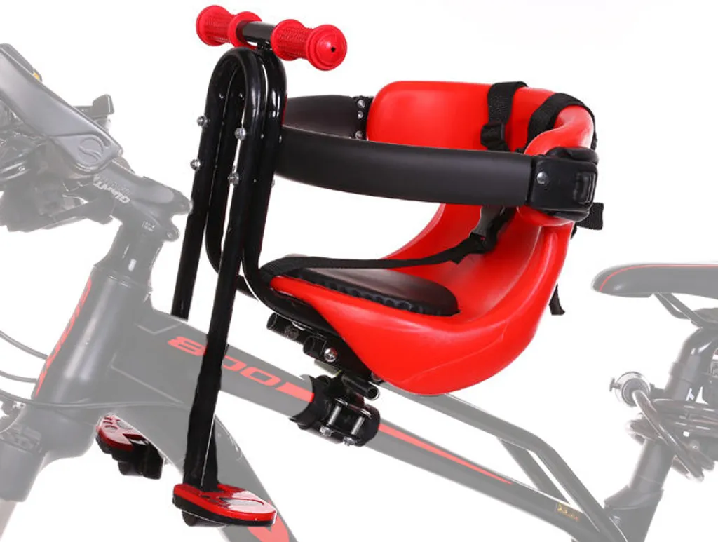 Seggiolino MTB Anteriore per Bambini con Poggiapiedi | Comfort e Sicurezza