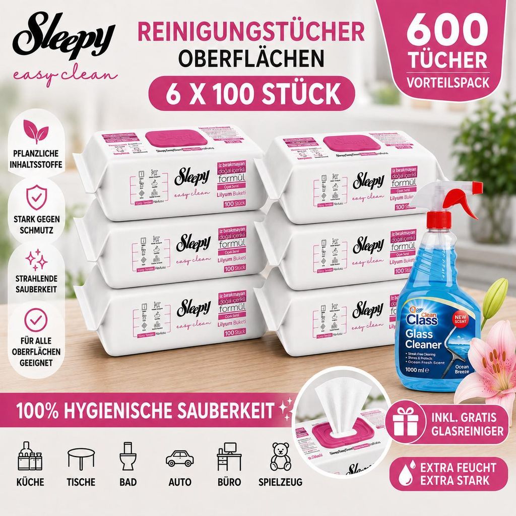 Sleepy Reinigungstücher für den täglichen Produktbild 