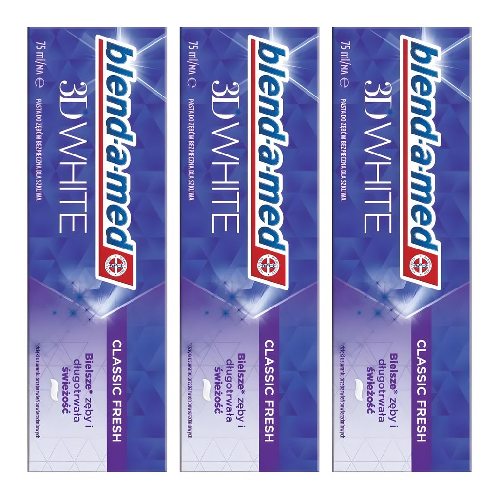 Blend-a-Med 3D White Classic Fresh Zahnpasta 75 ml – 3 Produktbild 