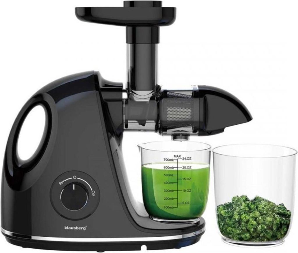 Klausberg Slow Juicer KB-7861 - Elegantes schwarzes Design