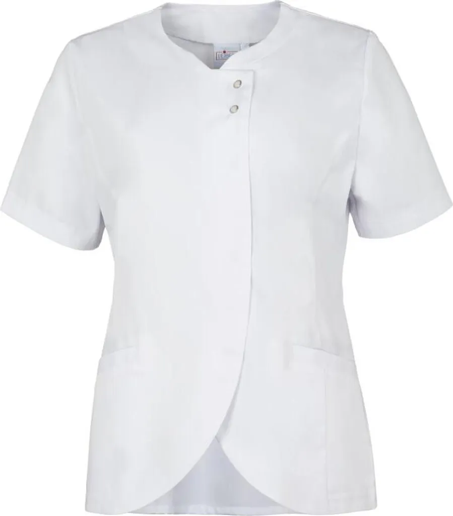 Tunique blanche pour esthéticienne et kiné Leiber 2686 en taille 36 chic