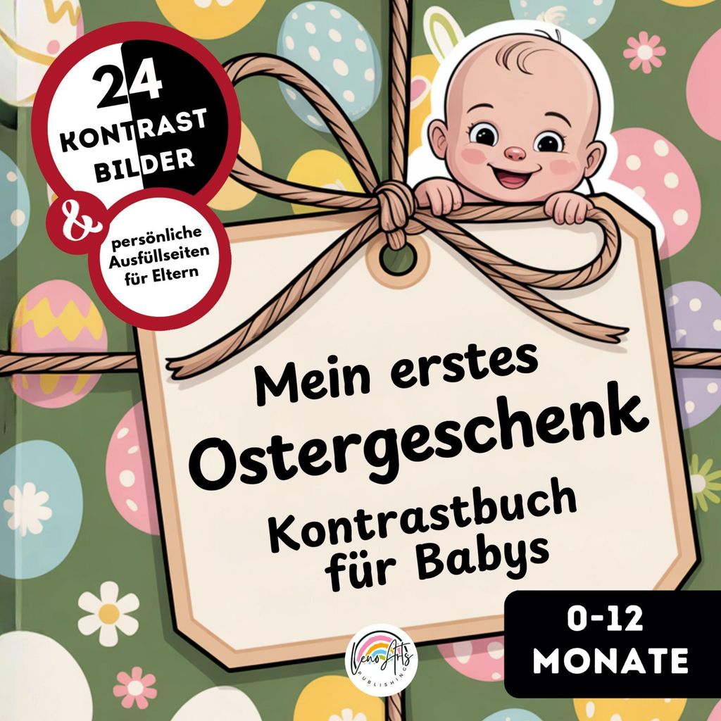 Kontrastbuch für Babys: Mein erstes Ostergeschenk