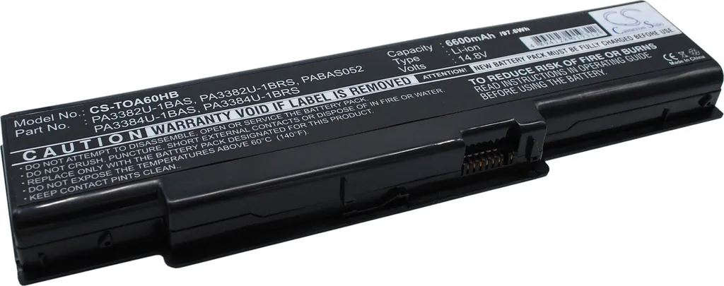 Batterie Haute Capacité Li-ion compatible Toshiba Satellite A60-1