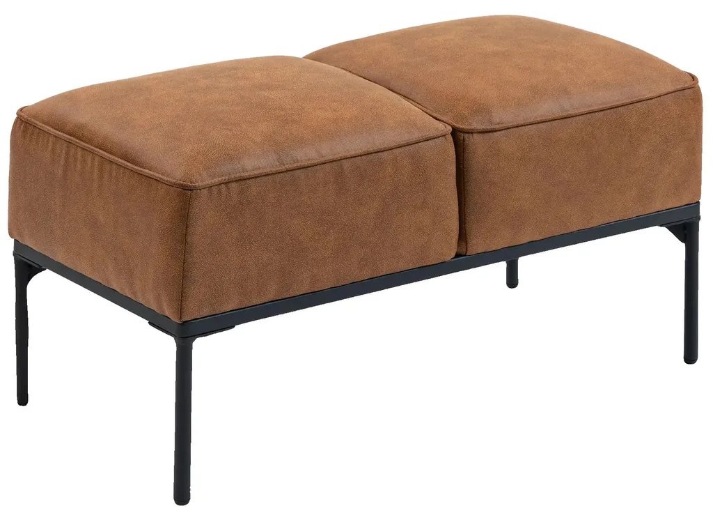Tabouret de bar moderne en métal marron pour îlot de cuisine série Loft