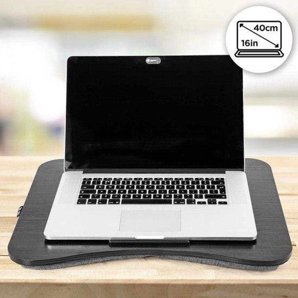Laptopständer mit Polster, großes tragbares Design, ergonomisch, für Zuhause oder Büro