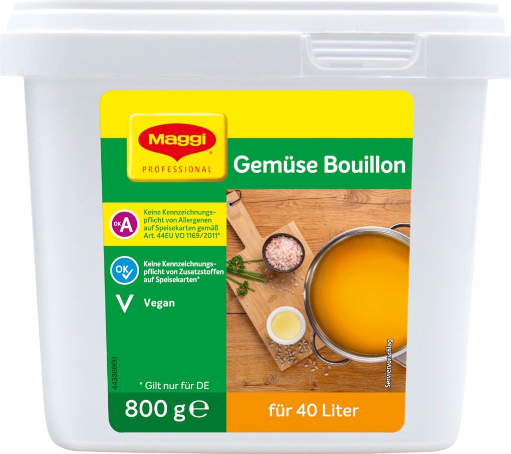 Maggi Gemüse Bouillon ohne kennzeichnungspflichtige Allergene 800g