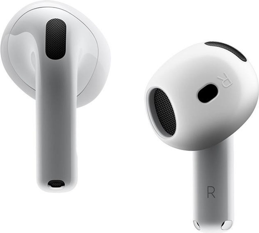 INF AirPods 4 Silikon Ohrstöpsel - 2 Paar: Komfort, Halt & Schutz Transparent