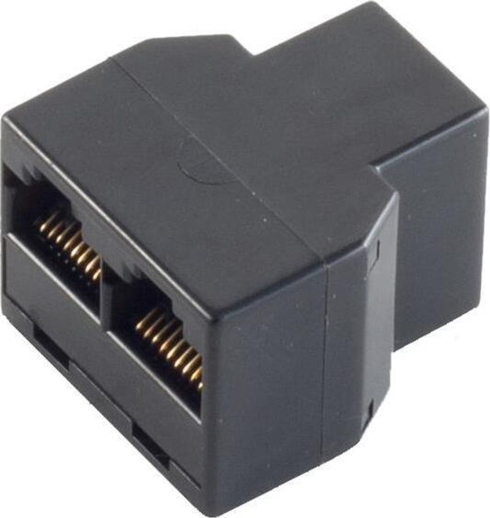 shiverpeaks -BASIC-S--Western-Kupplung 8/8 auf 2 Western-Kupplung 8/8, Telefon-Kabelverbinder (BS71225-8)