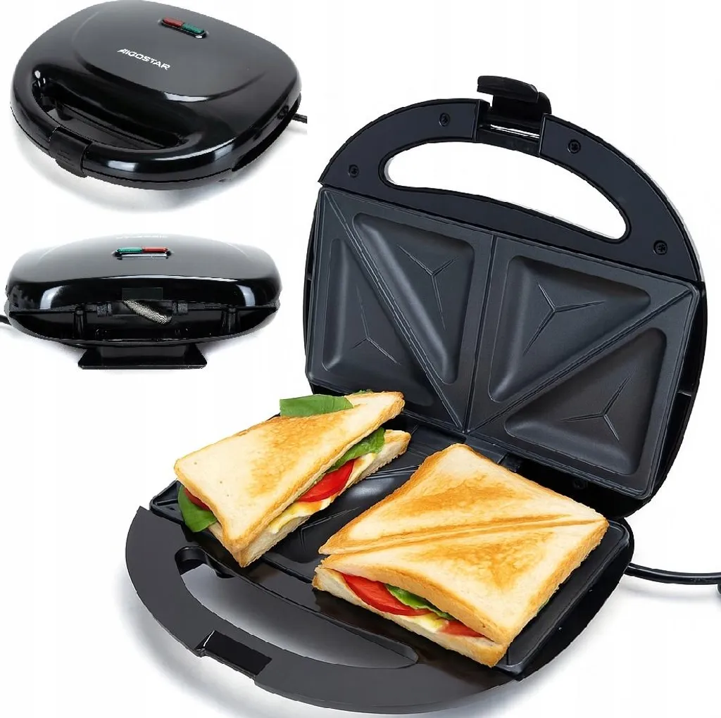 Piastra per Panini Aigostar TOSTY 750W: Ideale per Snack Notturni