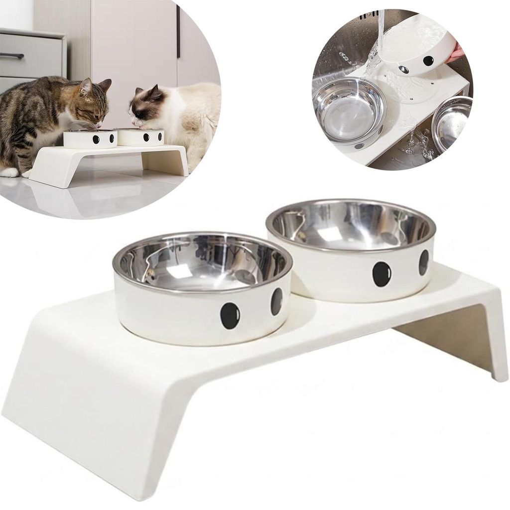 Katzennapf Erhöht, Futterstation Katzen Hundenapf, Produktbild 