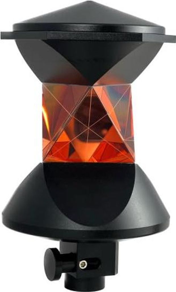 Geodätisches Prisma 360° Typ WILD GRZ4 kompatibel Ersatzprisma +23,1mm Offset Swiss-Style Anschluss mit 5/8 Zoll Adapter