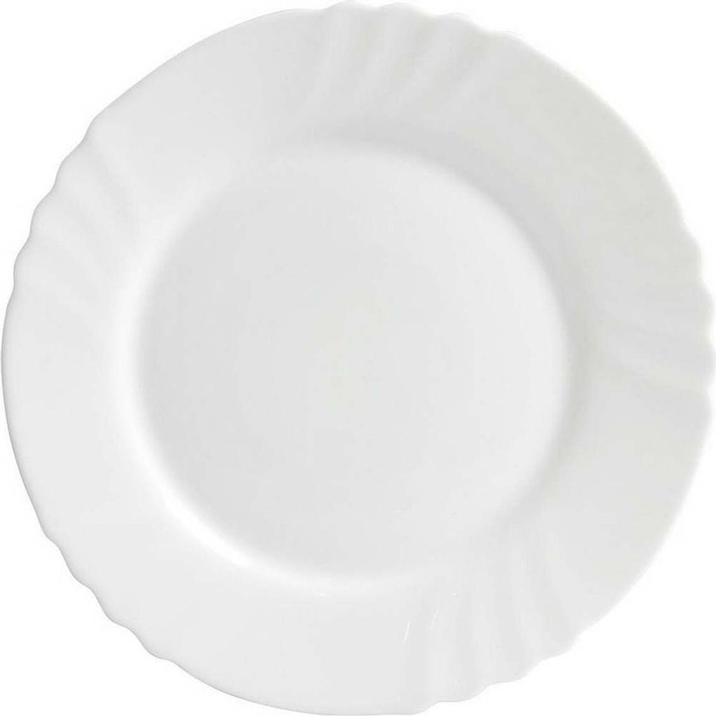 Bormioli Rocco 6181501 Ebro Flacher Teller, 25,5 cm, weiß Produktbild 