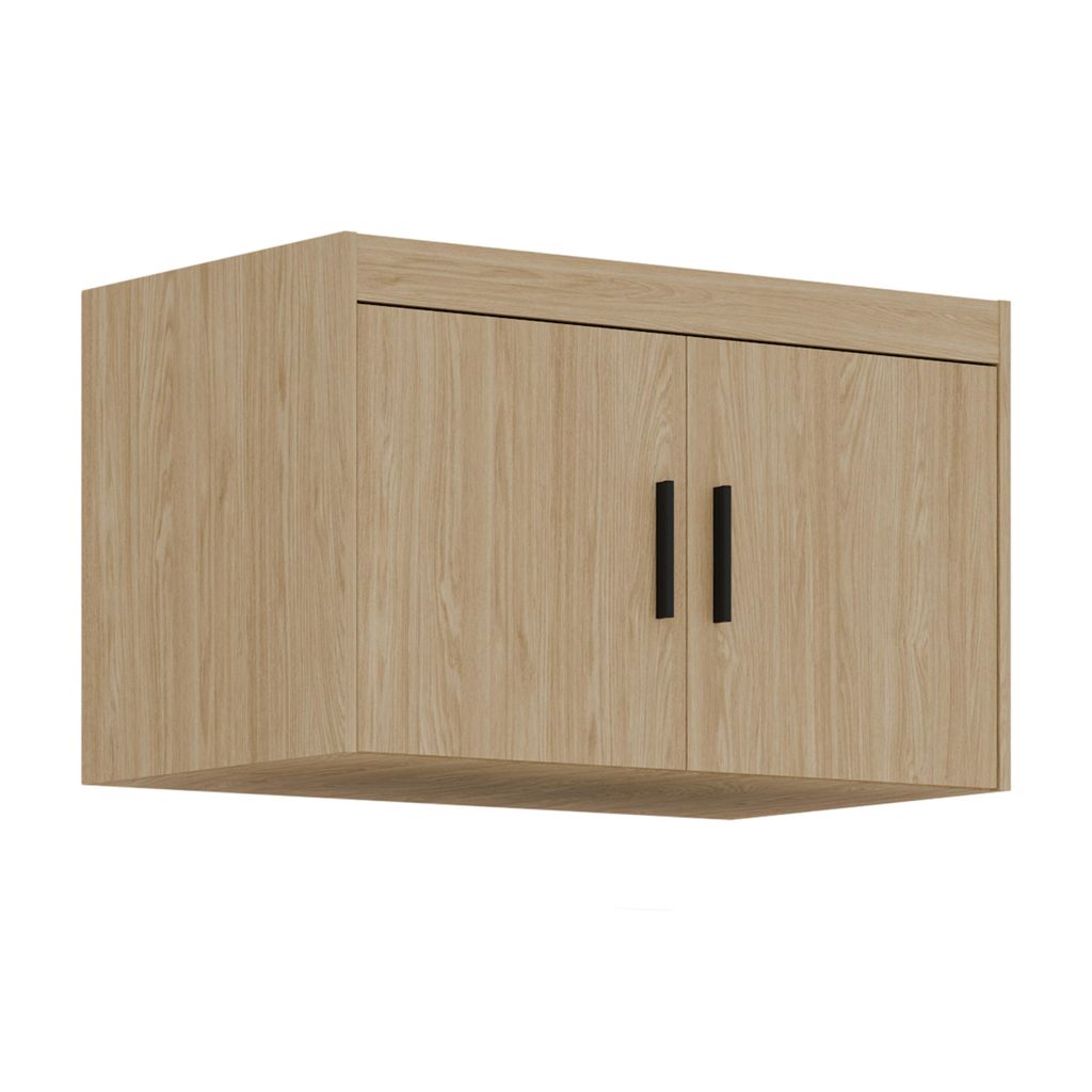 AX LIVING Schrankaufsatz Storicos 2T Geölte Eiche 89,7 x 55 x 53 cm – modern