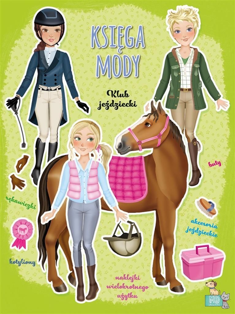 MD Creative: Fashion Book - Reitclub Sticker-Spaß